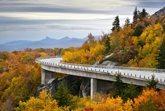 The Blue Ridge Parkway of North Carolina